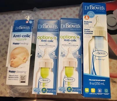 Biberones de plástico anticólicos Dr. Brown's - Juego de 4  Foto 1 de 3