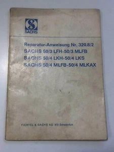Instrucciones de reparación originales Sachs (no.: 320.8/2) - modelos 50/3 y 50/4 (1965) - Imagen 1 de 3