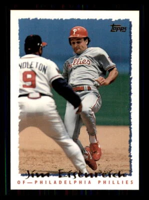 1995 Baseball Topps Jim Eisenreich Philadelphia Phillies #326 - Image 1 of 2