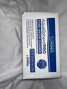 Healthy Ponds Aquasphere Pro Biodegradable Pond Treatment 51118 2 Per Box - Picture 1 of 3