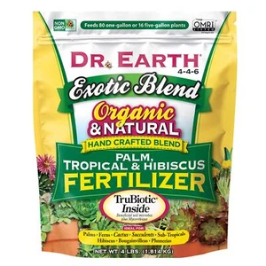 4lb Organic Fertilizer Non GMO for Tropical Plants Palm Hibiscus Ferns - Picture 1 of 3