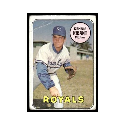 1969 Topps (Damaged) Dennis Ribant Royals #463 - Image 1 of 3