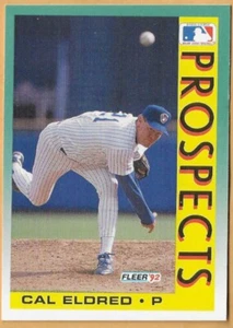 Cal Eldred Milwaukee Brewers Prospect #679 - Fleer casi nuevo-como nuevo 1992 - Imagen 1 de 2