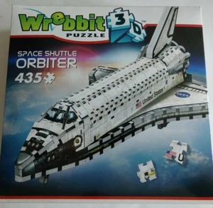 WREBBIT 3D Space Shuttle Orbiter 3D Jigsaw Puzzle (435-piece) New in Sealed Box - Picture 1 of 5