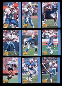 1993 Pro Line Houston Oilers Set WARREN MOON ERNEST GIVINS RAY CHILDRESS WHITE  - Picture 1 of 1