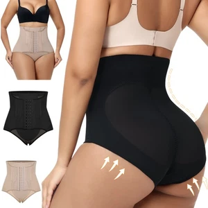 Women's Panties High Waisted Tummy Control Shapewear Butt Lifting Waist Trainer - Picture 1 of 23