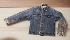 60's? Sears Roebucks Selvedge Denim Jean Jacket Type 3 Jacket Trucker VTG - Picture 1 of 13