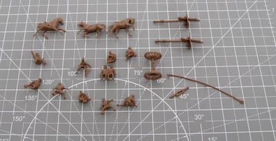 Juego parcial vintage Airfix Primera Guerra Mundial Royal Horse Artillery HO/OO S31-69 Foto 1 de 4