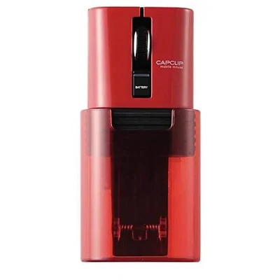 ELECOM CAPCLIP Bluetooth Mouse IOS Compatible 3Button S Size Red Brand New Japan - Image 1 of 4