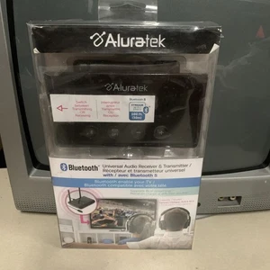 Aluratek - Trasmettitore e Ricevitore Audio Wireless Bluetooth per TV - Nero - Foto 1 di 7