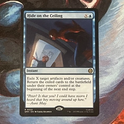MTG Hide on the Ceiling 32 Rare Marvel Spider-Man - Image 1 of 2