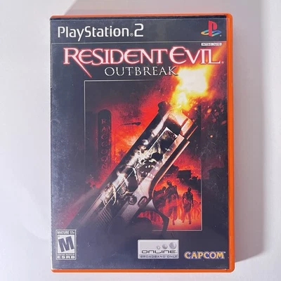 Resident Evil: Outbreak (Sony PlayStation 2, PS2, 2004) Tested And Working - Image 1 of 4