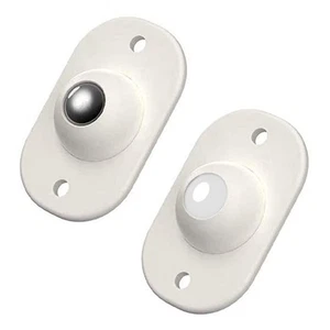 4Pcs Adhesive Casters 45*28*14mm Rollers for Trash Bins Boxes Storage Container - Picture 1 of 25