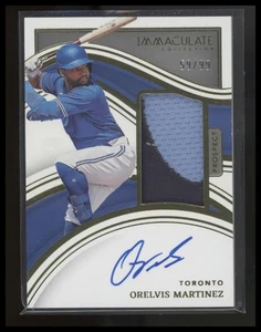 2023 Panini Immaculate Collection #13 Orelvis Martinez #/99 Auto - Bild 1 von 2