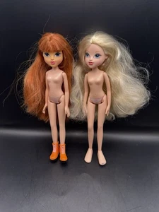 Moxie Girlz Lot Of 2 Dolls 2009 MGA ELE And Kellan With Shoes No Outfits - Picture 1 of 10