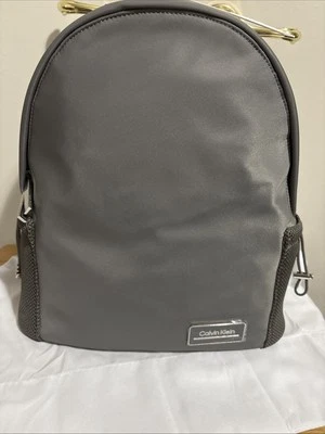 Calvin Klein Women's Jessie Organizational Backpack Gray - Image 1 of 4