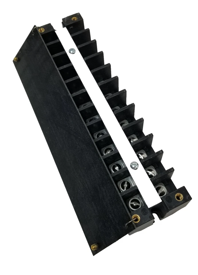 GE EB25B12C Terminal Block with Barrier 12 Position 0.63" Spacing 600V 30A NEW - Image 1 of 4