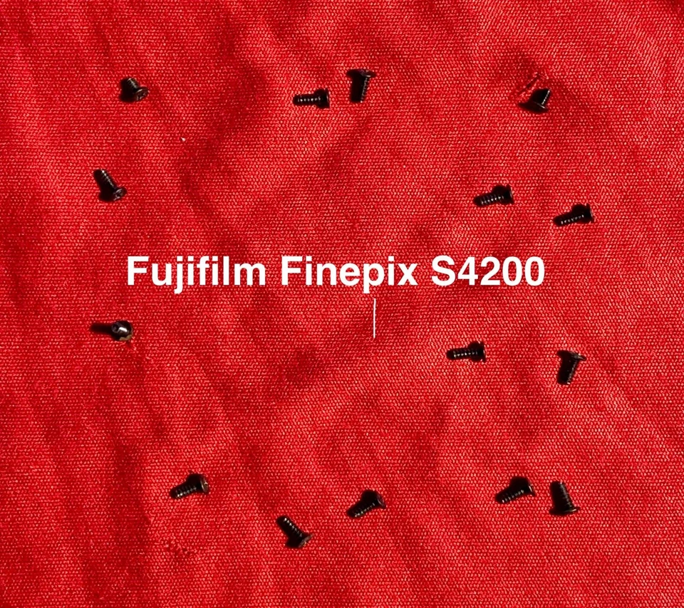 Tornillos de cuerpo (15 piezas) para cámara digital Fujifilm Finepix S4200 - Piezas de reparación Foto 1 de 1