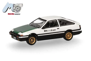 Herpa 87MC000002 MicroCity: Toyota Corolla AE86 (1983-1985), weiß/grün 1:87 - Picture 1 of 5