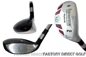 IDRIVE NO SHANK WOOD HYBRID WEDGE (your choice) PW SW LW SAND LOB PITCHING WEDGE - Picture 1 of 7