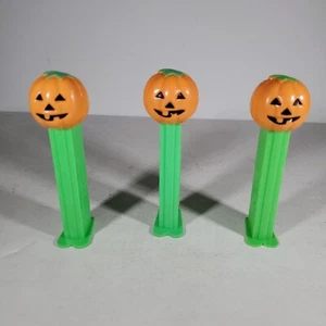 3 Stück - PEZ Spender Vintage - Halloween Kürbis - Bild 1 von 6