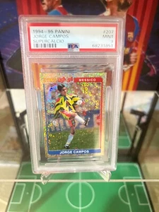 1994-95 Panini SuperCalcio Sticker #207 Jorge Campos Ture Rookie PSA 9 POP1 - Picture 1 of 20