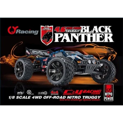 MING-YANG 1:8 Black Panther Nitro Truggy RTR MY00803T - Image 1 of 4
