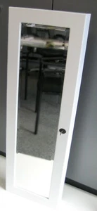 Schmuck - Spiegel - Schrank mit Schloss zu Wandmontage weiß - Bild 1 von 3