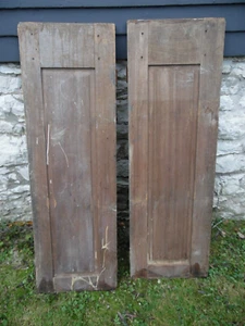 Vtg Antique Cabinet Doors Cupboard, pegged joints, 55 5/8" 18 1/2" Sold separate - Picture 1 of 12
