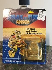 Vintage Sparking Robot Wind-Up Toy New In Package 1985 Taiwan Figure - Picture 1 of 2
