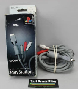 Sony PlayStation PS1 S Video Cable Pre-Owned w/ Box - Picture 1 of 12