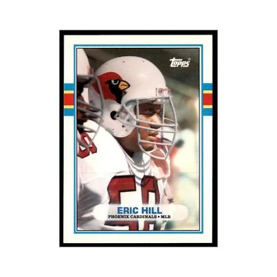 1989 Topps Traded Eric Hill RC Phoenix Cardinals #87T - Image 1 of 3