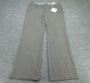 Dockers Pants Womens 14 Gray Wide Trouser Leg Khaki Trousers Ladies 14 NEW - Picture 1 of 16