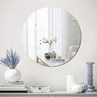 Bedroom 4pcs Bathroom Acrylic 10 15 20 30cm Wall Mirror Round Elliptic