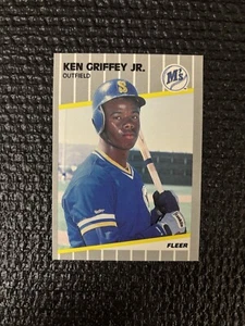1989 Fleer #548 Ken Griffey Jr Seattle Mariners RC Rookie HOF NM-MT+ - Picture 1 of 2