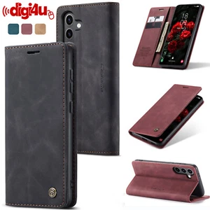 Funda billetera con soporte abatible de cuero ultra cuero para Samsung Galaxy S24 S24+ Plus S24 - Imagen 1 de 15