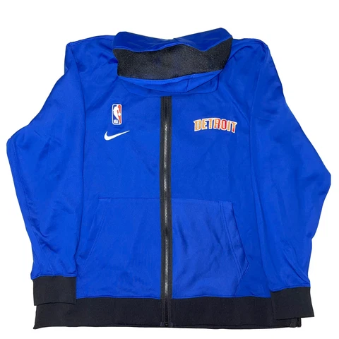 Nike Detroit Pistons Showtime Therma Flex Jacket CN4024-495 On Court Cover
