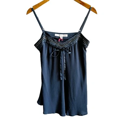 Stella McCartney for H&M | 100% Silk | Rhinestone Embellished Cami | Size 36 - Image 1 of 4