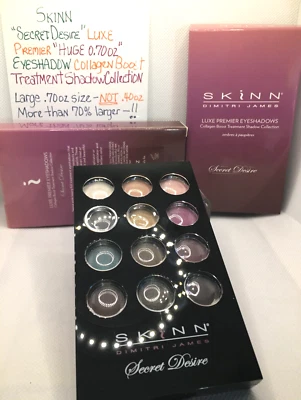 SKINN Secret Desire Luxe Premier Eyeshadow Collagen Boost Collection BNIB .70 OZ - Image 1 of 4
