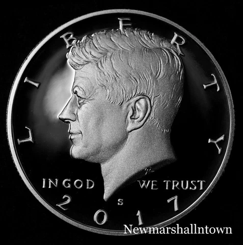 2017 S Kennedy Half Dollar Silver Proof Coin ~ Silver Mint Proof from Proof Set Cover