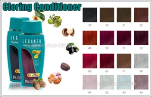 Leganza Coloring Hair Conditioners Toner Ammonia Free with 7 Natural Oils