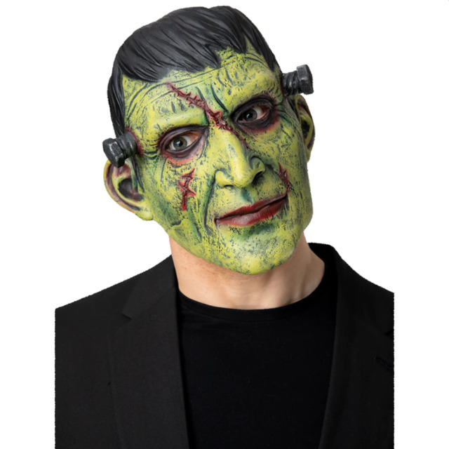 Fantasia de Halloween Adulto Masculino Frankenstein Monstro Verde Com Gorro