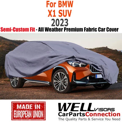 Прочный всепогодный автомобильный чехол WellVisors для внедорожника BMW X1 2023-2025 годов выпуска - Изображение 1 из 4