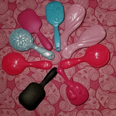 Muñeca Barbie Mattel ~ Lote de 9 cepillos coleccionables MODERNOS Foto 1 de 4