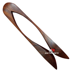 AAR Irish Folk Traditional Percussion Wood Spoon Highland Musical - Picture 1 of 2