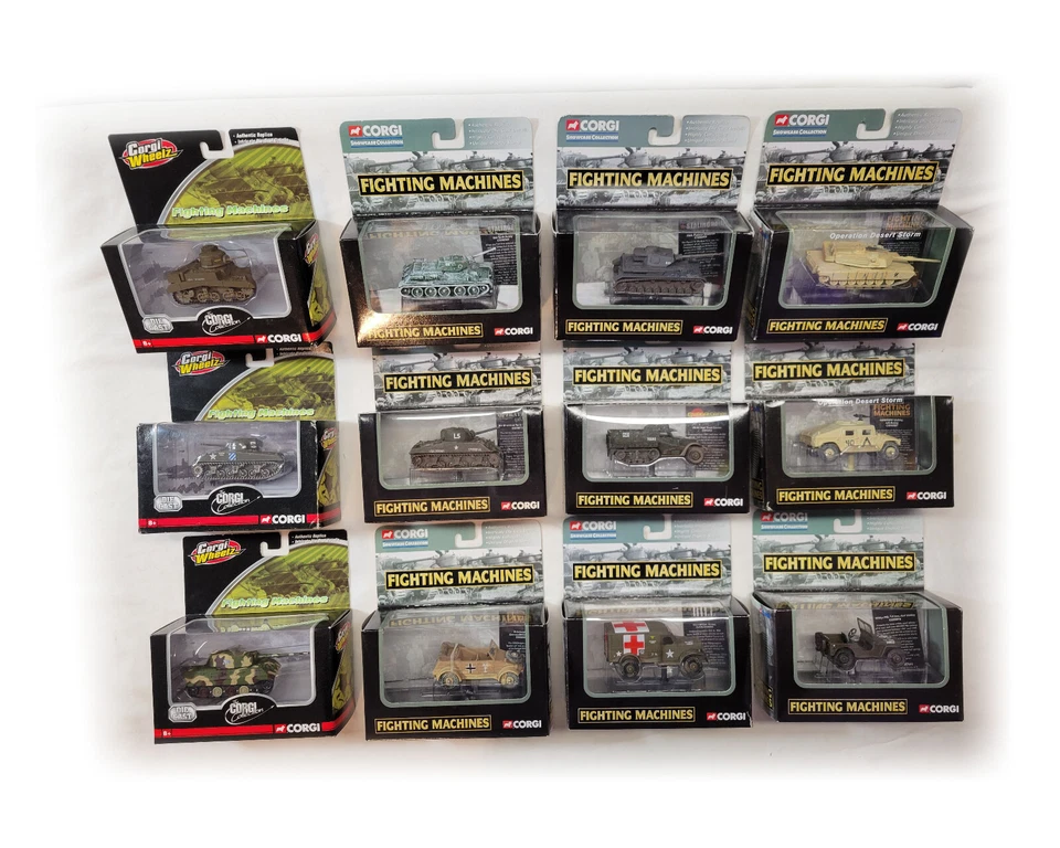 Corgi Fighting Vehicles Military 1:80 Scale Diecast You Pick & Choose New in Box - Image 1 of 4