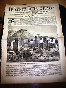 Le Cento Ciudad 'D' Italia Serie Xi ^ N. 129" Capua "30 Septiembre 1897