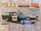 SUPER RARE! JOHAN PLYMOUTH POLICE EMERGENCY WAGON Model Kit *COMPLETE *GORGEOUS!