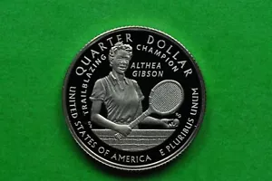 2025-S GEM Proof Deep Cameo American Women US Quarter (Althea Gibson ) c/n clad - Picture 1 of 2