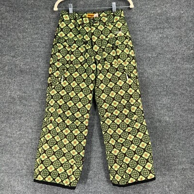 Pantalones de Carga Orage Ski Snowboarding Niñas 10 Bolsillos de Carga Aislados Verdes Foto 1 de 4